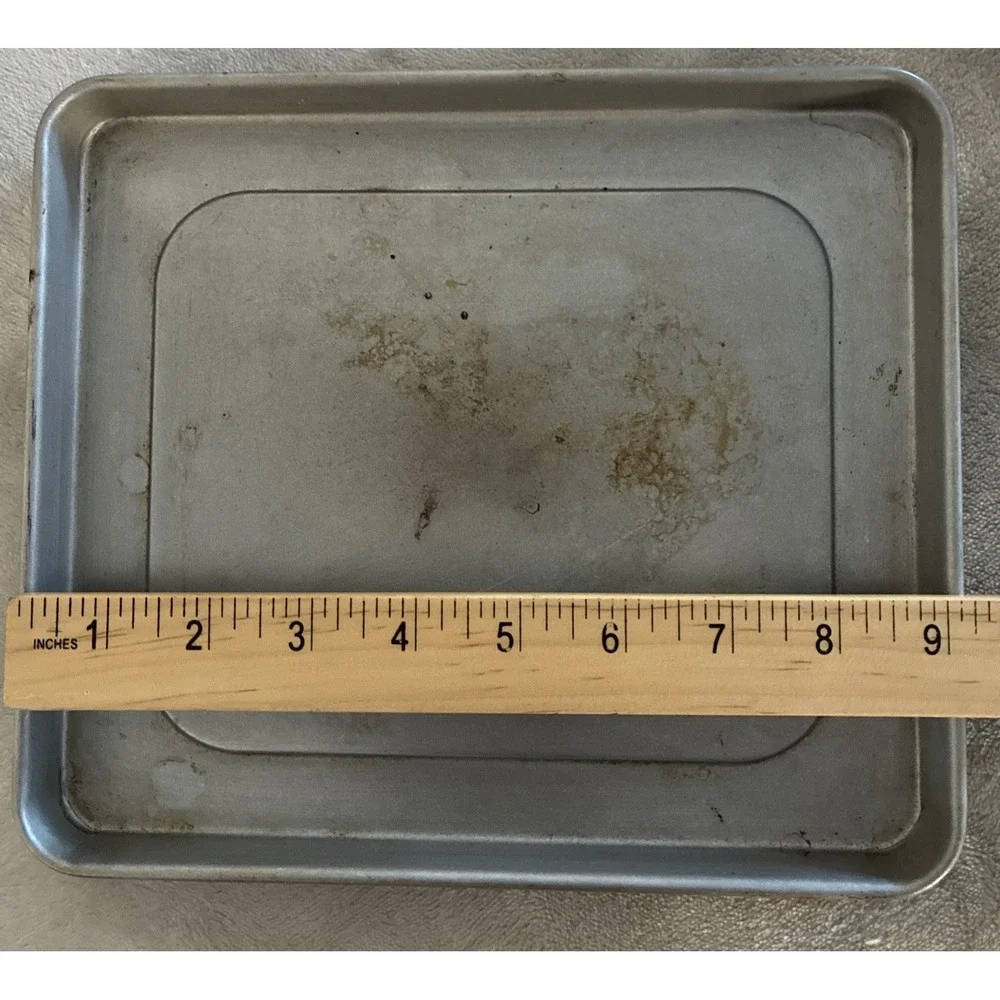 Vintage Aluminum Toaster Oven Pan Drip Tray Replacement‎ Fits 9x8
